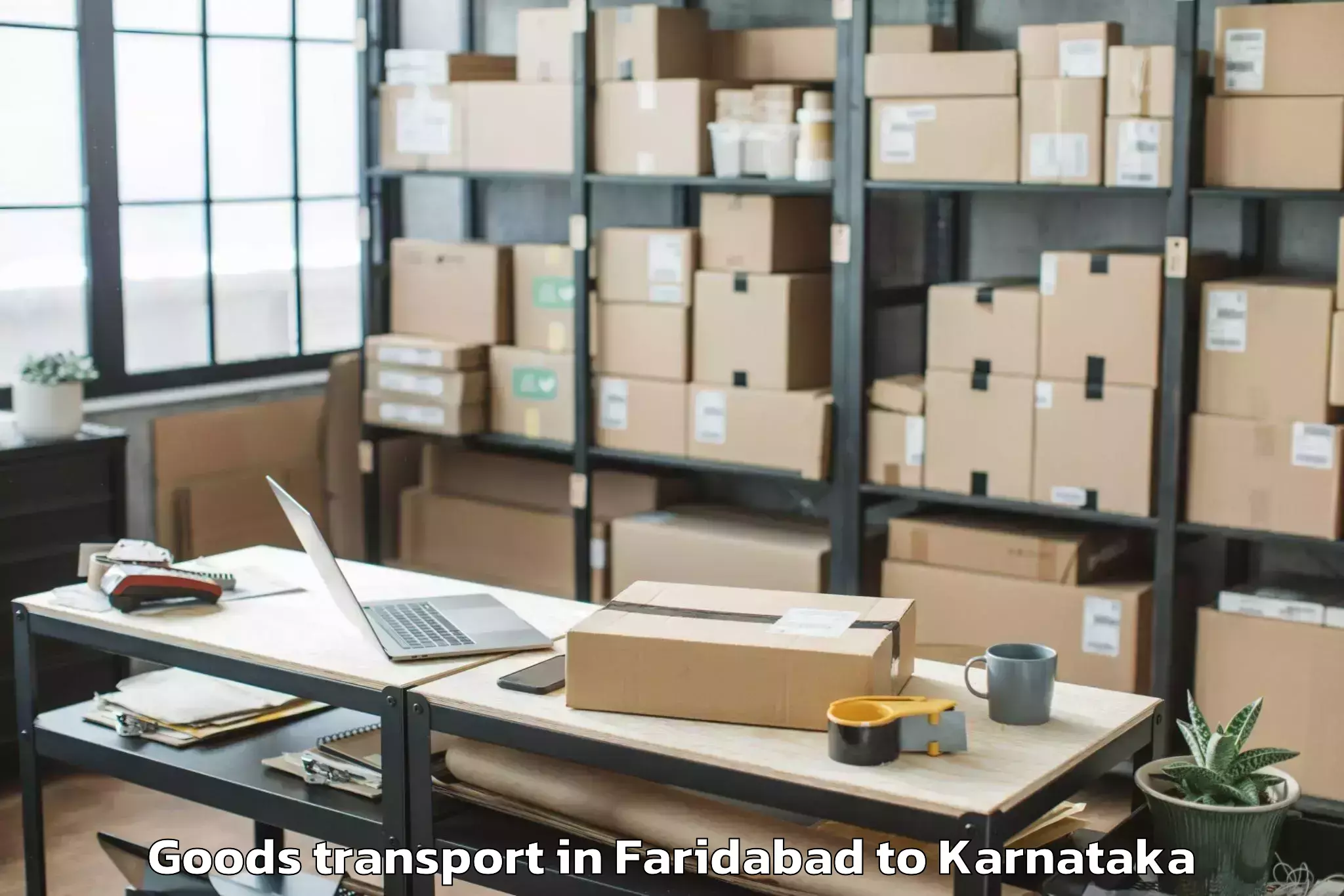 Book Faridabad to Mayakonda Goods Transport Online